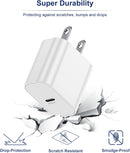 20W USB-C Power Adapter with USB-C to Lightning Cable – Fast Charging for iPhone and iPad