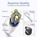 USB-C to Lightning Cable – Fast Charging & Data Sync for iPhone/iPad (3ft)