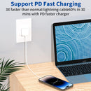 USB-C to Lightning Cable – Fast Charging & Data Sync for iPhone/iPad (3ft)