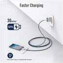 Elixage 10-Foot USB-C to USB-C Cable – High-Speed Charging and Data Transfer Cable