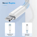 USB-C to Lightning Cable – Fast Charging & Data Sync for iPhone/iPad (3ft)
