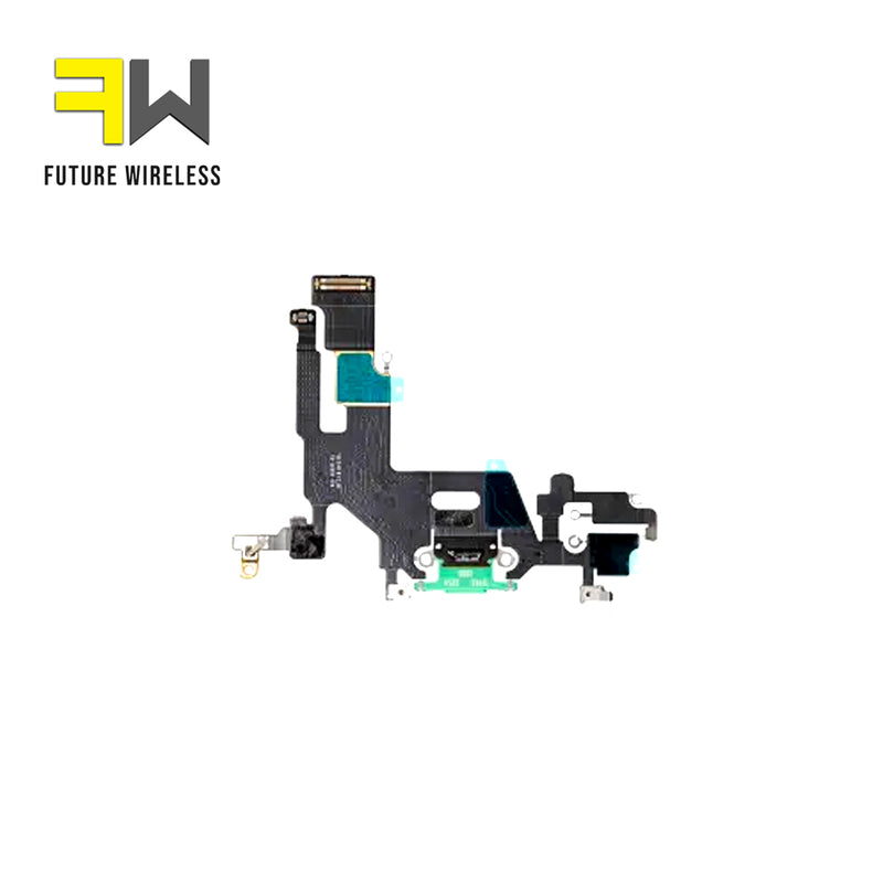IPHONE 11 CHARGING PORT W/FLEX CABLE REPLACEMENT (GREEN) PREMIUM