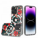iPhone 13/ 13 Pro/ 13 Pro Max Rubber Flower Design Magsafe Case