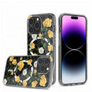 iPhone 13/ 13 Pro/ 13 Pro Max Rubber Flower Design Magsafe Case