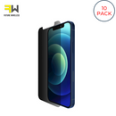 iPhone 12 Pro Max Premium PRIVACY Tempered Glass - Pack of 10