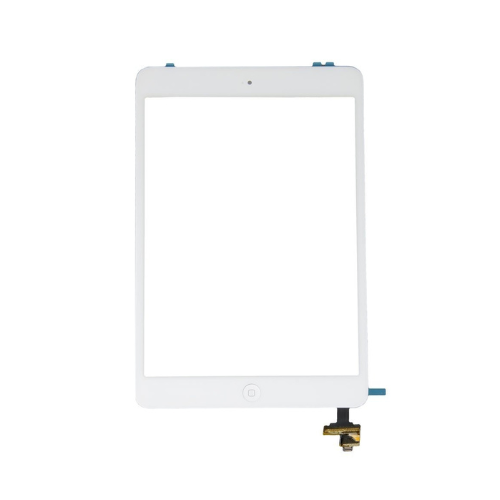 iPad Mini 1/2 Touch digitizer with Home Button - WHITE