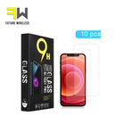 iPhone 12 / 12 PRO Premium CLEAR Tempered Glass - Pack of 10
